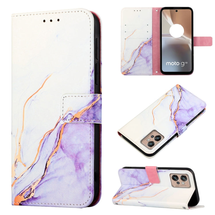 PT003 Marble Pattern Flip Leather Phone Case, For Motorola Edge 30, For Motorola Moto G32, For Motorola Moto G62 5G, For Motorola Moto S30 Pro 5G