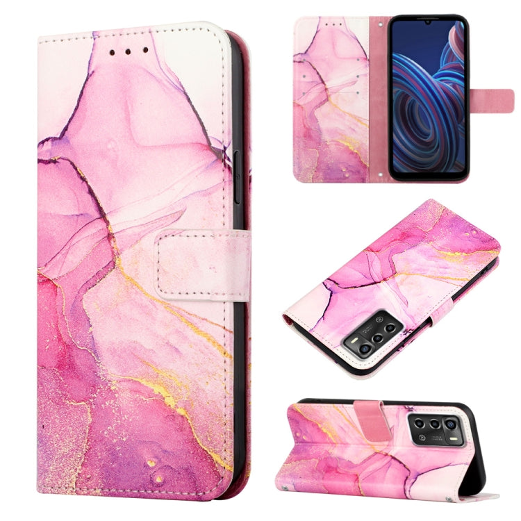 PT003 Marble Pattern Flip Leather Phone Case, For Motorola Moto X30 Pro 5G, For OnePlus 10T 5G, For ZTE Blade A52, For ZTE Blade A72