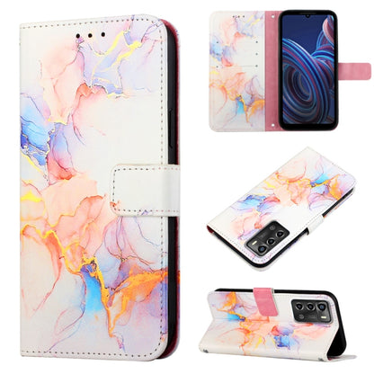 PT003 Marble Pattern Flip Leather Phone Case, For Motorola Moto X30 Pro 5G, For OnePlus 10T 5G, For ZTE Blade A52, For ZTE Blade A72