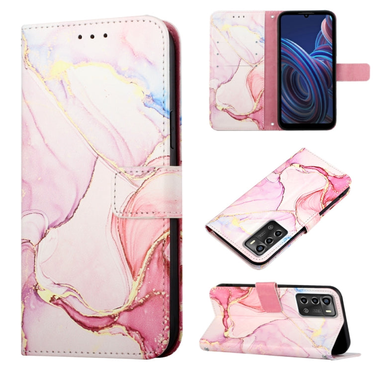 PT003 Marble Pattern Flip Leather Phone Case, For Motorola Moto X30 Pro 5G, For OnePlus 10T 5G, For ZTE Blade A52, For ZTE Blade A72