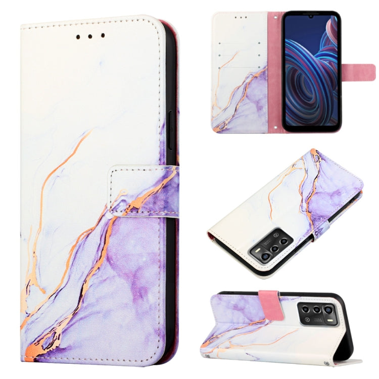 PT003 Marble Pattern Flip Leather Phone Case, For Motorola Moto X30 Pro 5G, For OnePlus 10T 5G, For ZTE Blade A52, For ZTE Blade A72