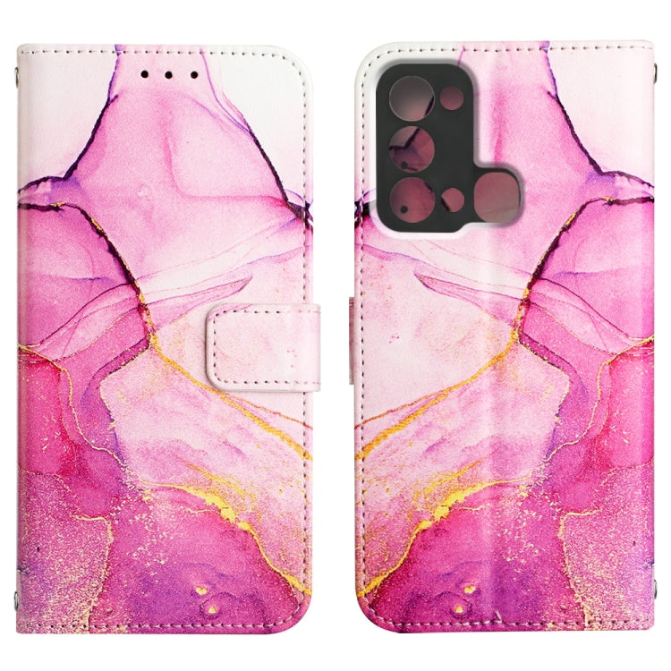 PT003 Marble Pattern Flip Leather Phone Case, For Itel P38 / S17 / Vision 3