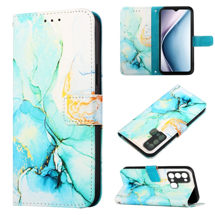 PT003 Marble Pattern Flip Leather Phone Case, For Itel P38 / S17 / Vision 3