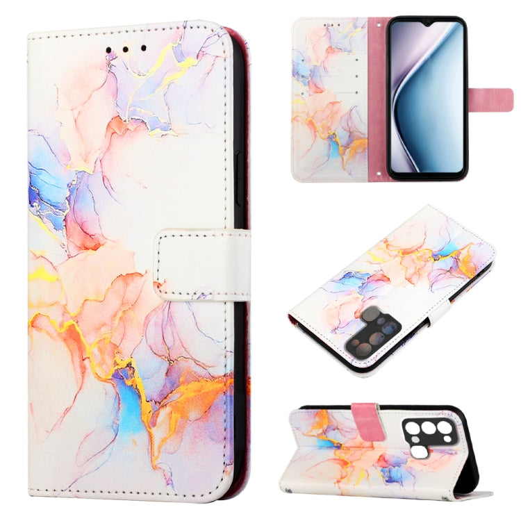 PT003 Marble Pattern Flip Leather Phone Case, For Itel P38 / S17 / Vision 3