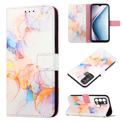 PT003 Marble Pattern Flip Leather Phone Case, For Itel P38 / S17 / Vision 3