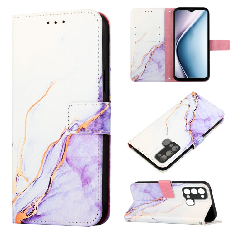PT003 Marble Pattern Flip Leather Phone Case, For Itel P38 / S17 / Vision 3