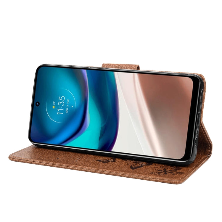 Butterfly Embossed Horizontal Flip Leather Phone Case, For Motorola Moto G42, For OnePlus 10T, For Samsung Galaxy A04