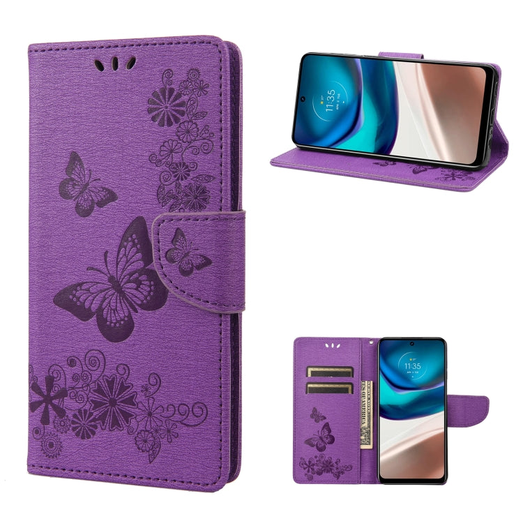 Butterfly Embossed Horizontal Flip Leather Phone Case, For Motorola Moto G42, For OnePlus 10T, For Samsung Galaxy A04