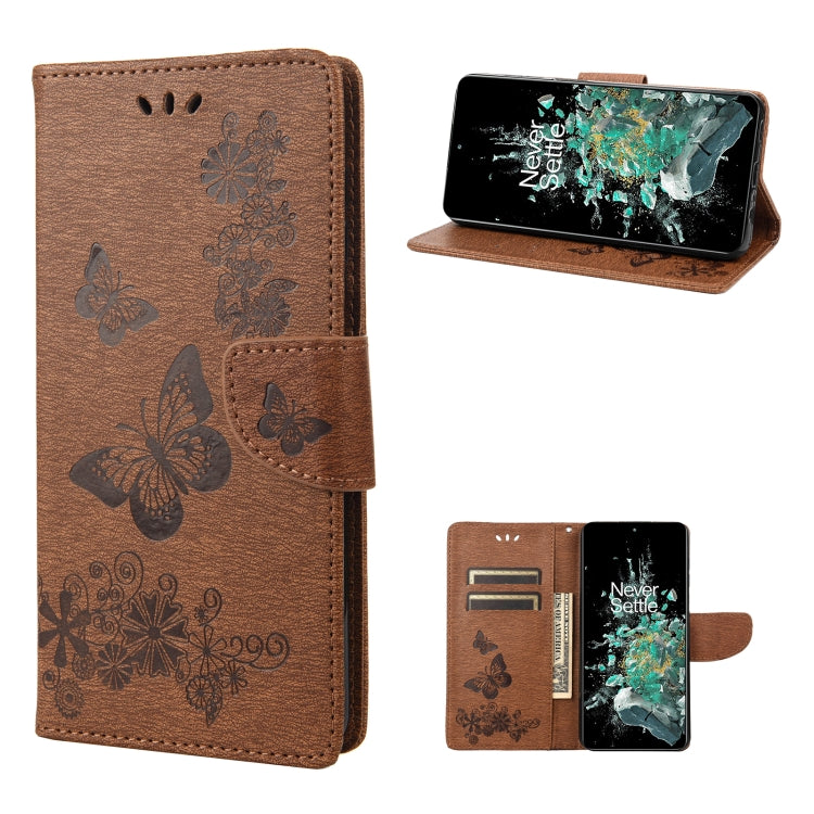 Butterfly Embossed Horizontal Flip Leather Phone Case, For Motorola Moto G42, For OnePlus 10T, For Samsung Galaxy A04