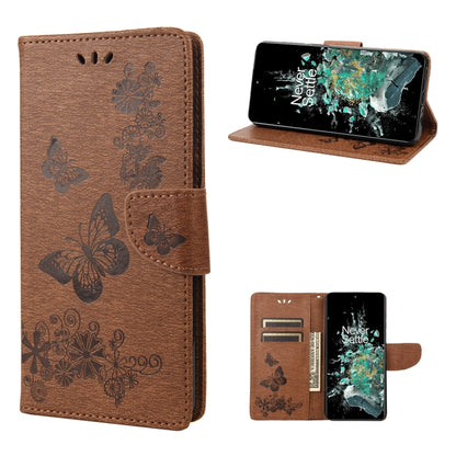Butterfly Embossed Horizontal Flip Leather Phone Case, For Motorola Moto G42, For OnePlus 10T, For Samsung Galaxy A04