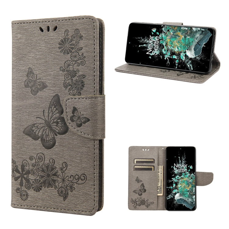 Butterfly Embossed Horizontal Flip Leather Phone Case, For Motorola Moto G42, For OnePlus 10T, For Samsung Galaxy A04