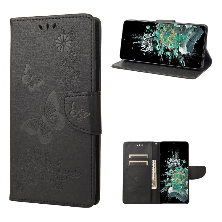 Butterfly Embossed Horizontal Flip Leather Phone Case, For Motorola Moto G42, For OnePlus 10T, For Samsung Galaxy A04
