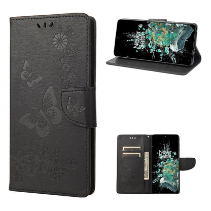 Butterfly Embossed Horizontal Flip Leather Phone Case, For Motorola Moto G42, For OnePlus 10T, For Samsung Galaxy A04
