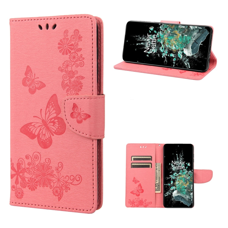 Butterfly Embossed Horizontal Flip Leather Phone Case, For Motorola Moto G42, For OnePlus 10T, For Samsung Galaxy A04