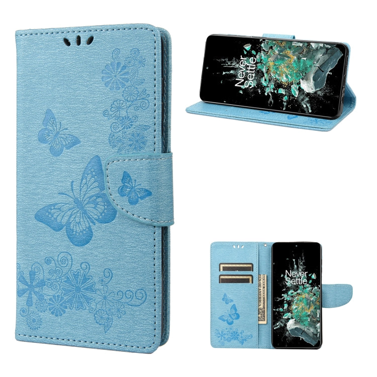 Butterfly Embossed Horizontal Flip Leather Phone Case, For Motorola Moto G42, For OnePlus 10T, For Samsung Galaxy A04