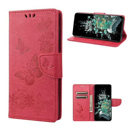 Butterfly Embossed Horizontal Flip Leather Phone Case, For Motorola Moto G42, For OnePlus 10T, For Samsung Galaxy A04