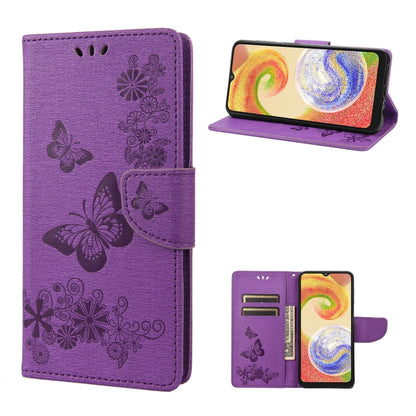 Butterfly Embossed Horizontal Flip Leather Phone Case, For Motorola Moto G42, For OnePlus 10T, For Samsung Galaxy A04