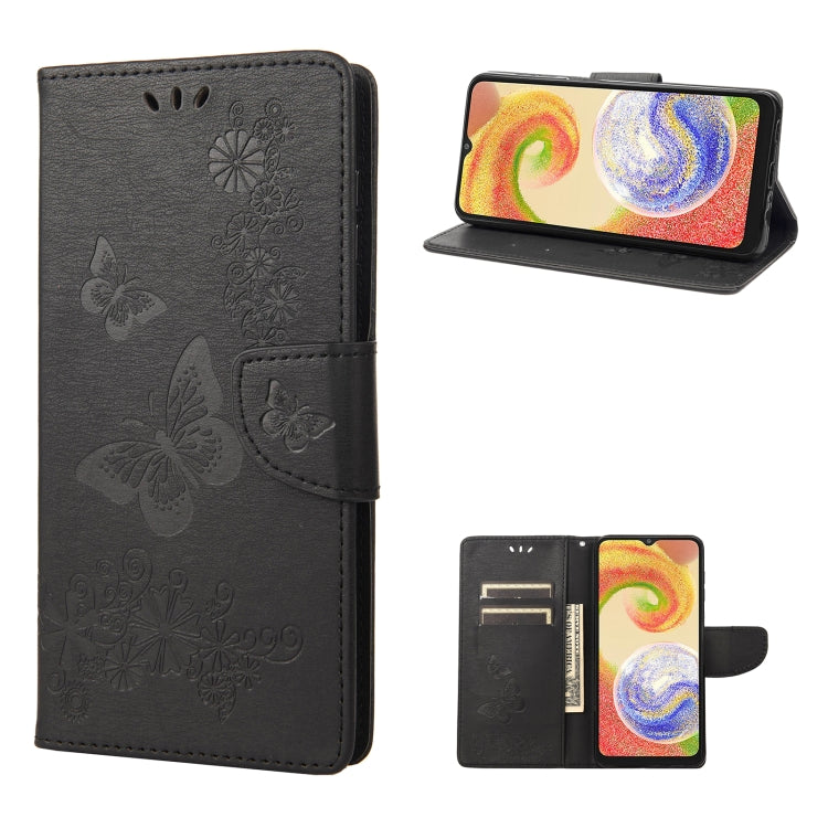 Butterfly Embossed Horizontal Flip Leather Phone Case, For Motorola Moto G42, For OnePlus 10T, For Samsung Galaxy A04