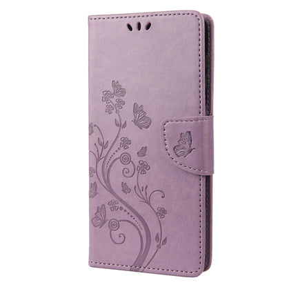 Butterfly Flower Pattern Flip Leather Phone Case, For Motorola Moto G42, For OnePlus 10T, For Samsung Galaxy A04