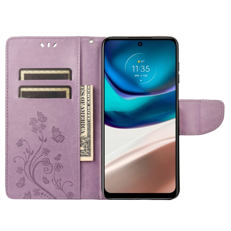 Butterfly Flower Pattern Flip Leather Phone Case, For Motorola Moto G42, For OnePlus 10T, For Samsung Galaxy A04