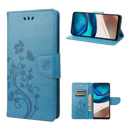 Butterfly Flower Pattern Flip Leather Phone Case, For Motorola Moto G42, For OnePlus 10T, For Samsung Galaxy A04