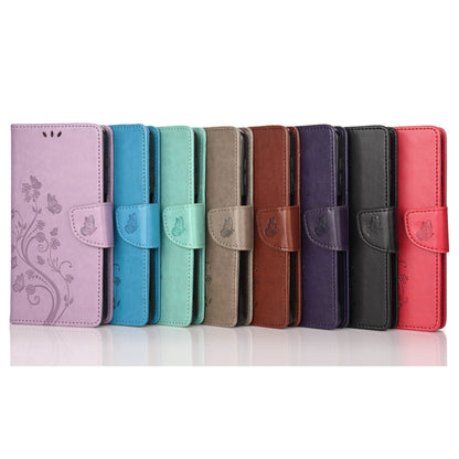 Butterfly Flower Pattern Flip Leather Phone Case, For Motorola Moto G42, For OnePlus 10T, For Samsung Galaxy A04