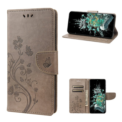 Butterfly Flower Pattern Flip Leather Phone Case, For Motorola Moto G42, For OnePlus 10T, For Samsung Galaxy A04
