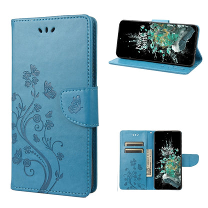 Butterfly Flower Pattern Flip Leather Phone Case, For Motorola Moto G42, For OnePlus 10T, For Samsung Galaxy A04