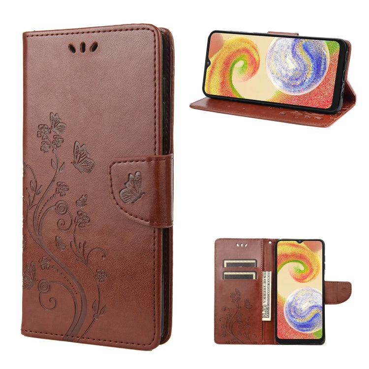 Butterfly Flower Pattern Flip Leather Phone Case, For Motorola Moto G42, For OnePlus 10T, For Samsung Galaxy A04