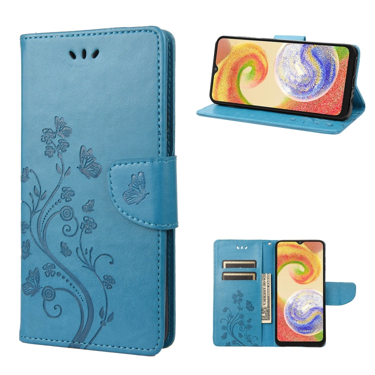 Butterfly Flower Pattern Flip Leather Phone Case, For Motorola Moto G42, For OnePlus 10T, For Samsung Galaxy A04