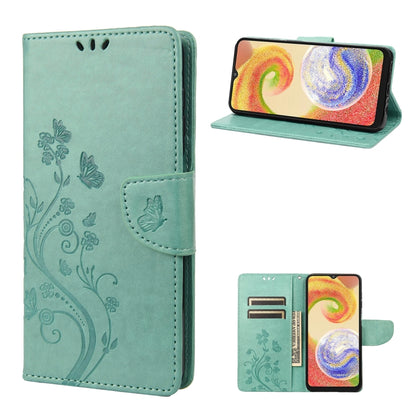 Butterfly Flower Pattern Flip Leather Phone Case, For Motorola Moto G42, For OnePlus 10T, For Samsung Galaxy A04