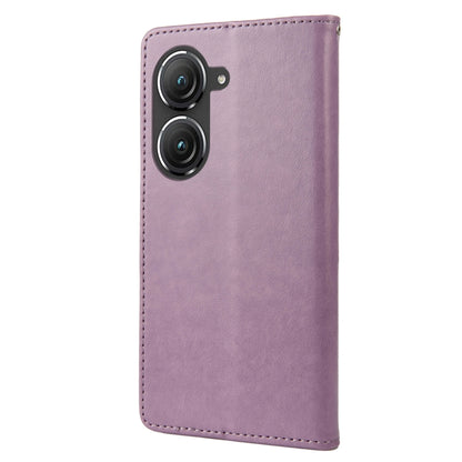 Butterfly Flower Pattern Flip Leather Phone Case, For Asus Zenfone 9