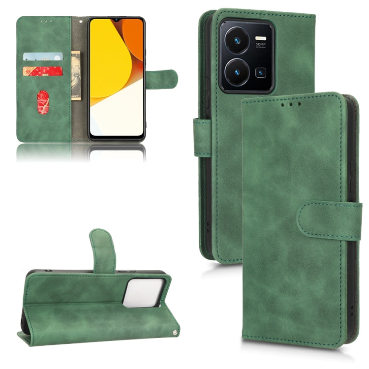 Skin Feel Magnetic Flip Leather Phone Case, For Realme V23 5G / OPPO A57 5G, For vivo Y22s / Y35, For Cubot X50, For Motorola Edge 30 Lite / 30 Neo