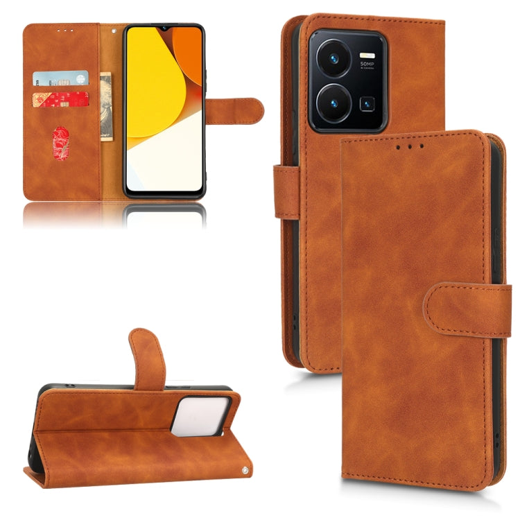 Skin Feel Magnetic Flip Leather Phone Case, For Realme V23 5G / OPPO A57 5G, For vivo Y22s / Y35, For Cubot X50, For Motorola Edge 30 Lite / 30 Neo