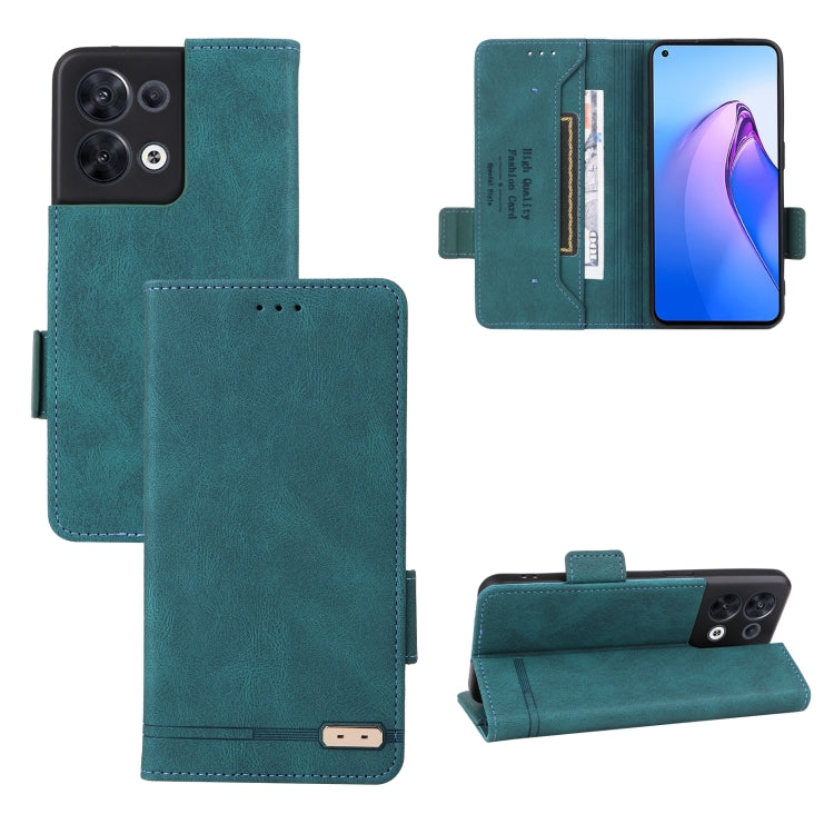 Magnetic Clasp Flip Leather Phone Case, For Sharp Aquos Sense7 Plus, For OPPO Reno8 5G, For OPPO Reno8 Pro 5G