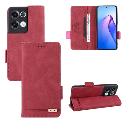 Magnetic Clasp Flip Leather Phone Case, For Sharp Aquos Sense7 Plus, For OPPO Reno8 5G, For OPPO Reno8 Pro 5G