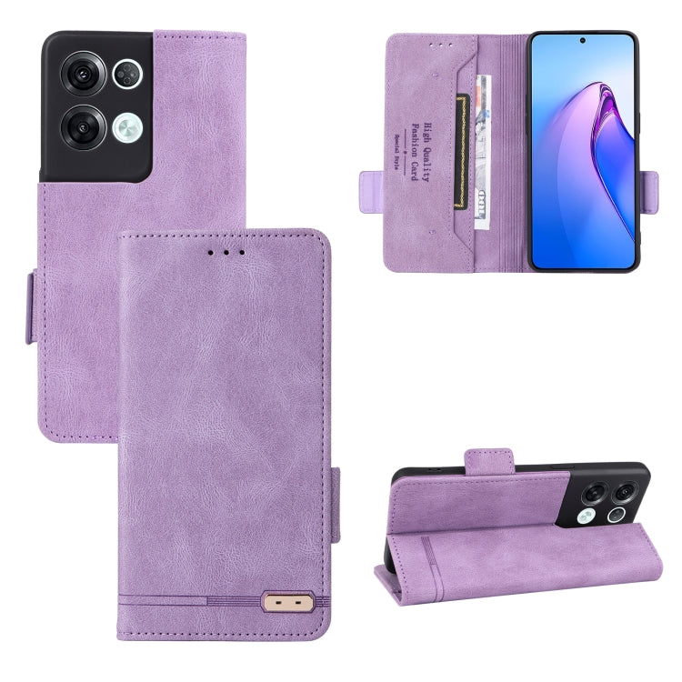 Magnetic Clasp Flip Leather Phone Case, For Sharp Aquos Sense7 Plus, For OPPO Reno8 5G, For OPPO Reno8 Pro 5G