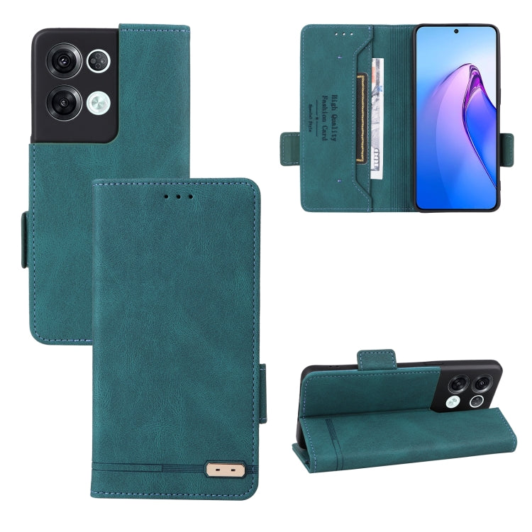 Magnetic Clasp Flip Leather Phone Case, For Sharp Aquos Sense7 Plus, For OPPO Reno8 5G, For OPPO Reno8 Pro 5G