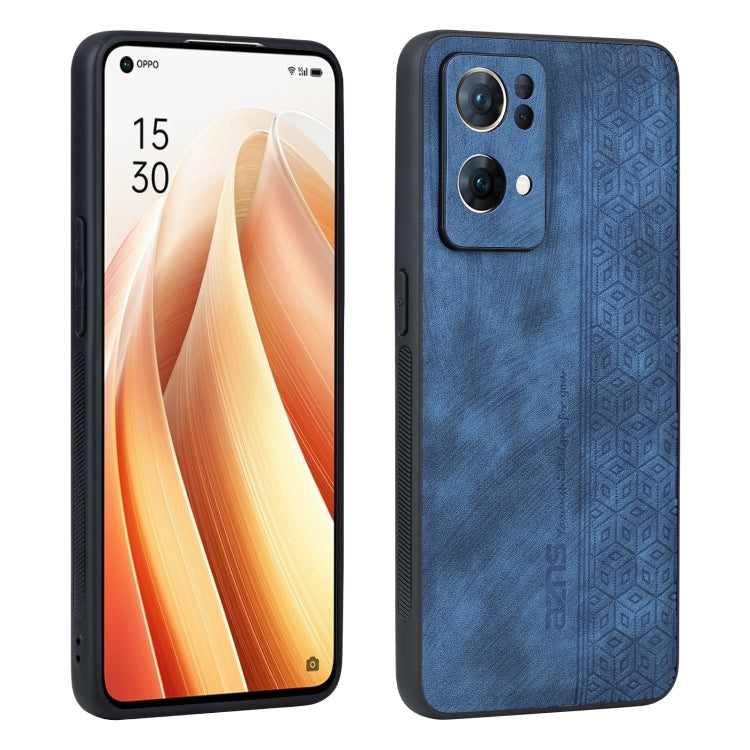 AZNS 3D Embossed Skin Feel Phone Case, For OPPO Reno7 Pro 5G, For OPPO Reno7 SE 5G, For OPPO K10 5G, For OPPO A57 5G / A77 5G / Realme Q5i / V23