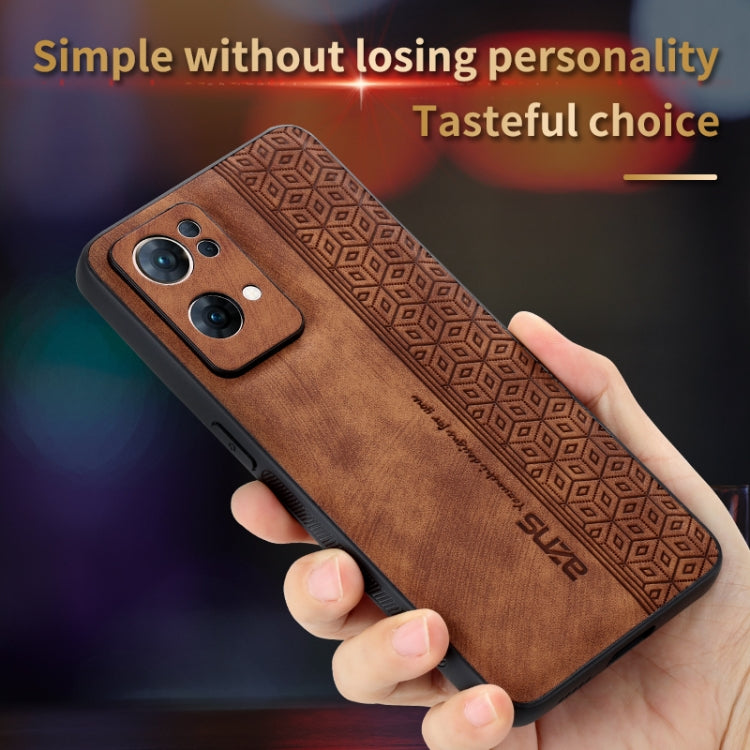 AZNS 3D Embossed Skin Feel Phone Case, For OPPO Reno7 Pro 5G, For OPPO Reno7 SE 5G, For OPPO K10 5G, For OPPO A57 5G / A77 5G / Realme Q5i / V23