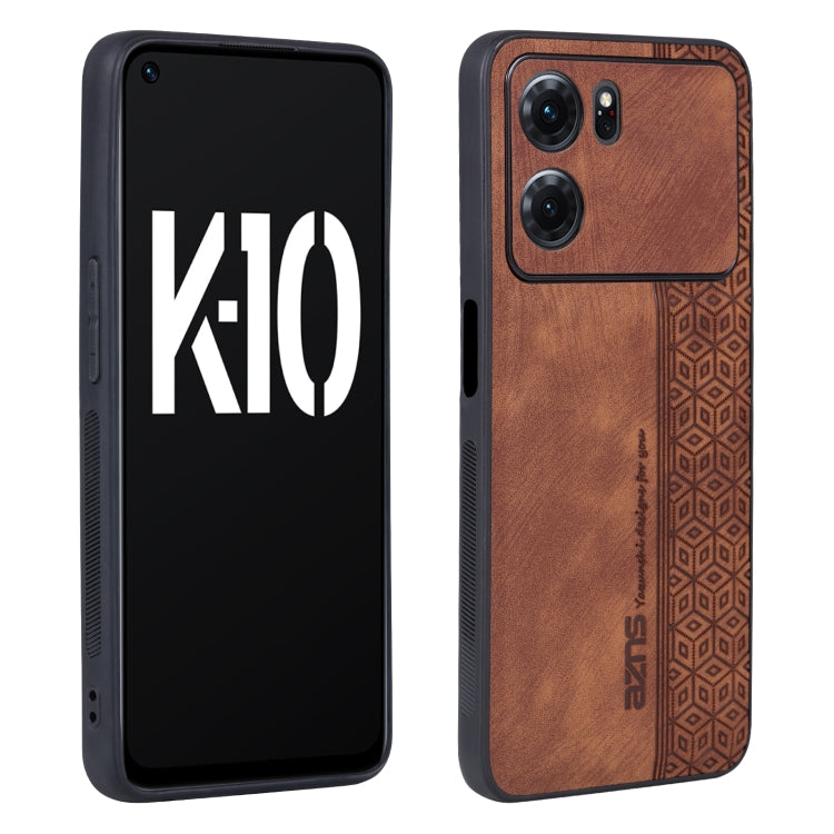AZNS 3D Embossed Skin Feel Phone Case, For OPPO Reno7 Pro 5G, For OPPO Reno7 SE 5G, For OPPO K10 5G, For OPPO A57 5G / A77 5G / Realme Q5i / V23