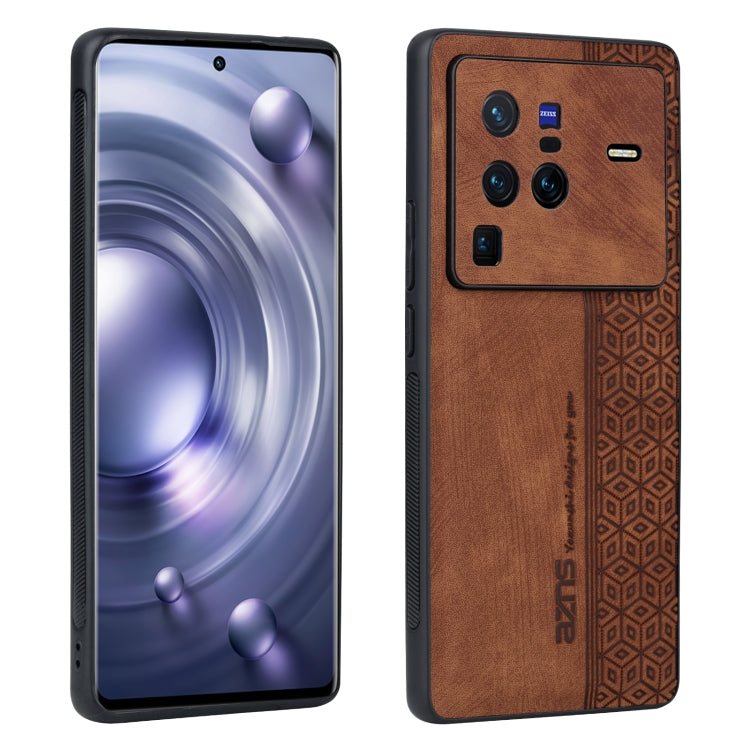AZNS 3D Embossed Skin Feel Phone Case, For vivo X80 Pro
