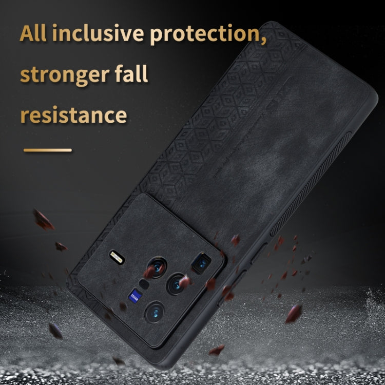 AZNS 3D Embossed Skin Feel Phone Case, For vivo X80 Pro