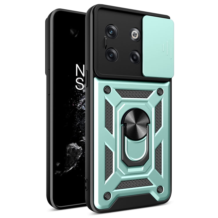 Sliding Camera Cover Design TPU+PC Phone Case, For OnePlus 10T