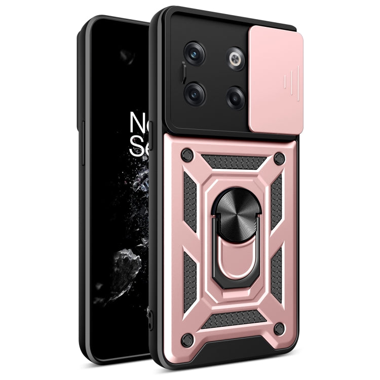 Sliding Camera Cover Design TPU+PC Phone Case, For OnePlus 10T