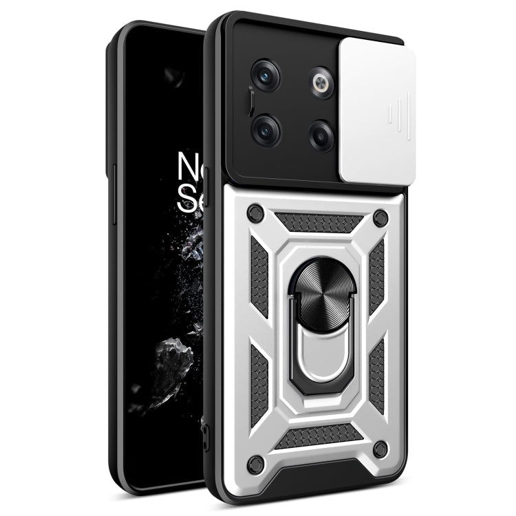 Sliding Camera Cover Design TPU+PC Phone Case, For OnePlus 10T