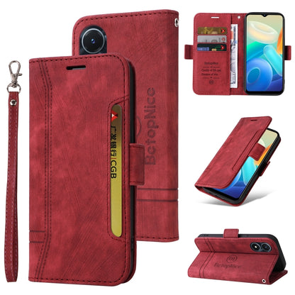 BETOPNICE Dual-side Buckle Leather Phone Case, For vivo Y02s / Y16 4G, For vivo Y75 4G / V23e 4G/5G, For vivo Y35 4G / Y22s / Y22, For vivo V25 / V25e 4G Global
