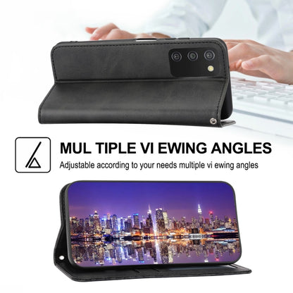 Cubic Grid Calf Texture Magnetic Closure Leather Phone Case, For OPPO A57 2022, For Sony Xperia 1 IV, For Sony Xperia 10 IV, For Google Pixel 6