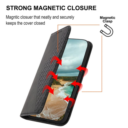Cubic Grid Calf Texture Magnetic Closure Leather Phone Case, For Google Pixel 6 Pro, For Google Pixel 6a, For Google Pixel 7, For Google Pixel 7 Pro