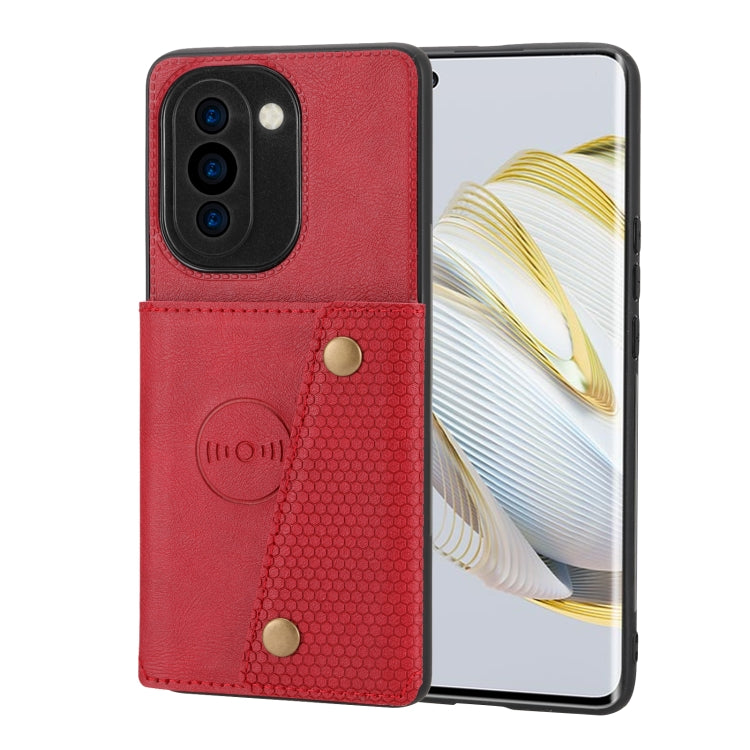Double Buckle Magnetic Phone Case, For Huawei Mate 50, For Huawei Mate 50 Pro, For Huawei nova 10, For Huawei nova 10 Pro